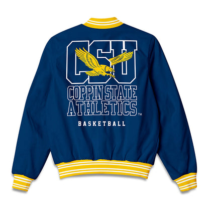 Coppin State - NCAA Women's Basketball : Karen Nimo - Bomber Jacket-1