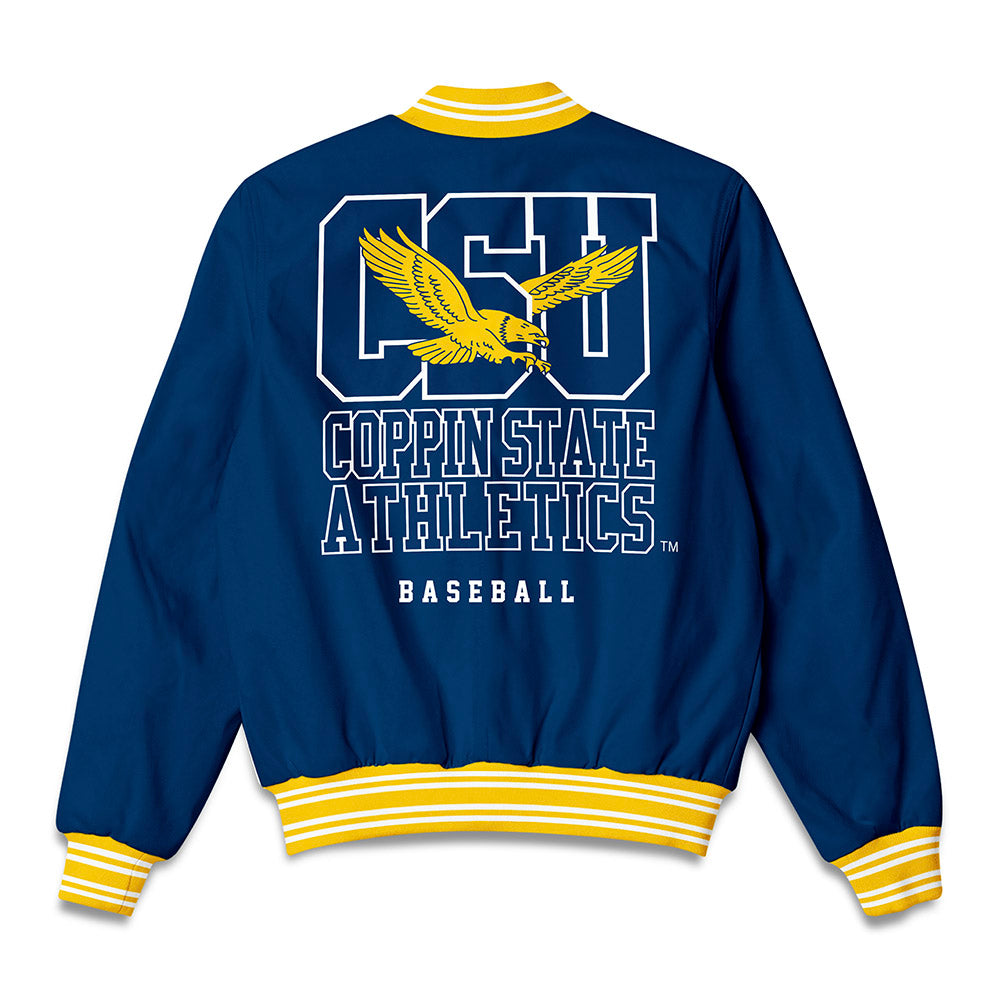 Coppin State - NCAA Baseball : Nelson Grajales Vazquez - Bomber Jacket-1