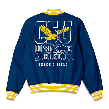 Coppin State - NCAA Men's Track & Field : Humed Nura - Bomber Jacket-1