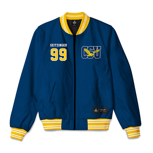 Coppin State - NCAA Baseball : Micah Seitzinger - Bomber Jacket-0