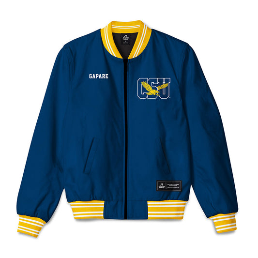 Coppin State - NCAA Men's Basketball : Tafara Gapare - Bomber Jacket-0
