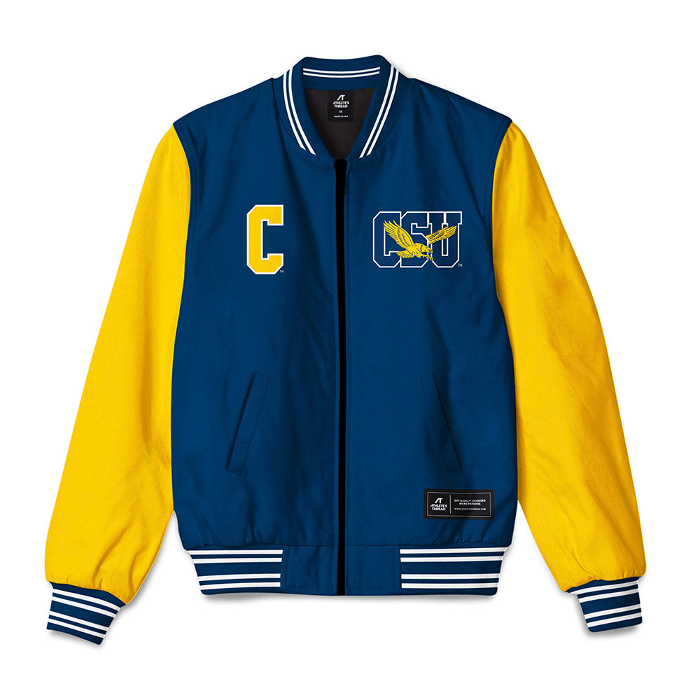 Coppin State - NCAA Men's Basketball : Sven Djopmo - Bomber Jacket-0