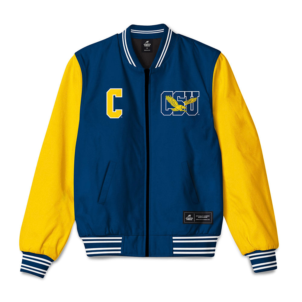 Coppin State - NCAA Women's Basketball : Karen Nimo - Bomber Jacket-0