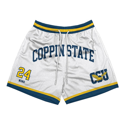 Coppin State - NCAA Women's Basketball : Karen Nimo - Shorts-0