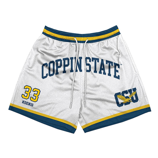 Coppin State - NCAA Men's Basketball : Tyler Koenig - Shorts-0