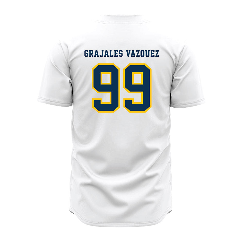 Coppin State - NCAA Baseball : Nelson Grajales Vazquez - White Jersey-1