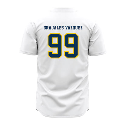 Coppin State - NCAA Baseball : Nelson Grajales Vazquez - White Jersey-1