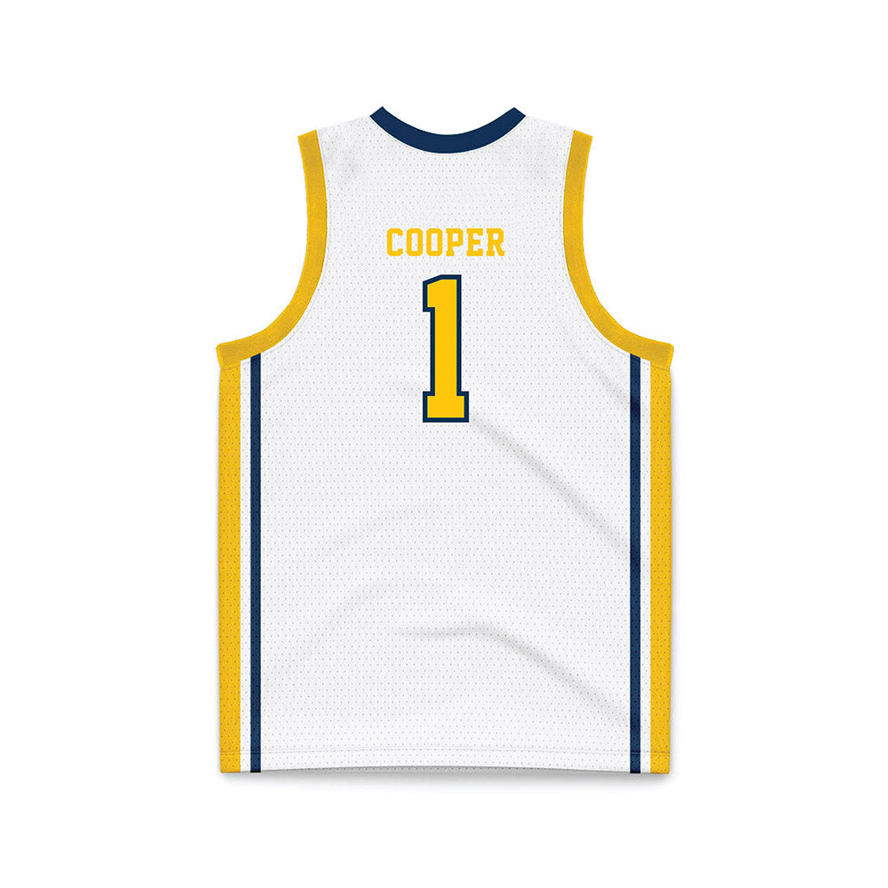 Coppin State - NCAA Women's Basketball : Delaney Cooper - White Basketball Jersey-1