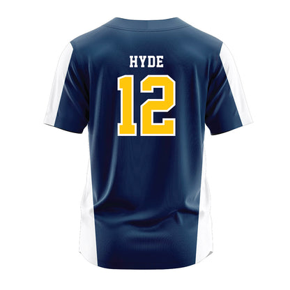 Coppin State - NCAA Softball : Debra Hyde - Navy Jersey-1