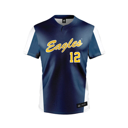 Coppin State - NCAA Softball : Debra Hyde - Navy Jersey-0