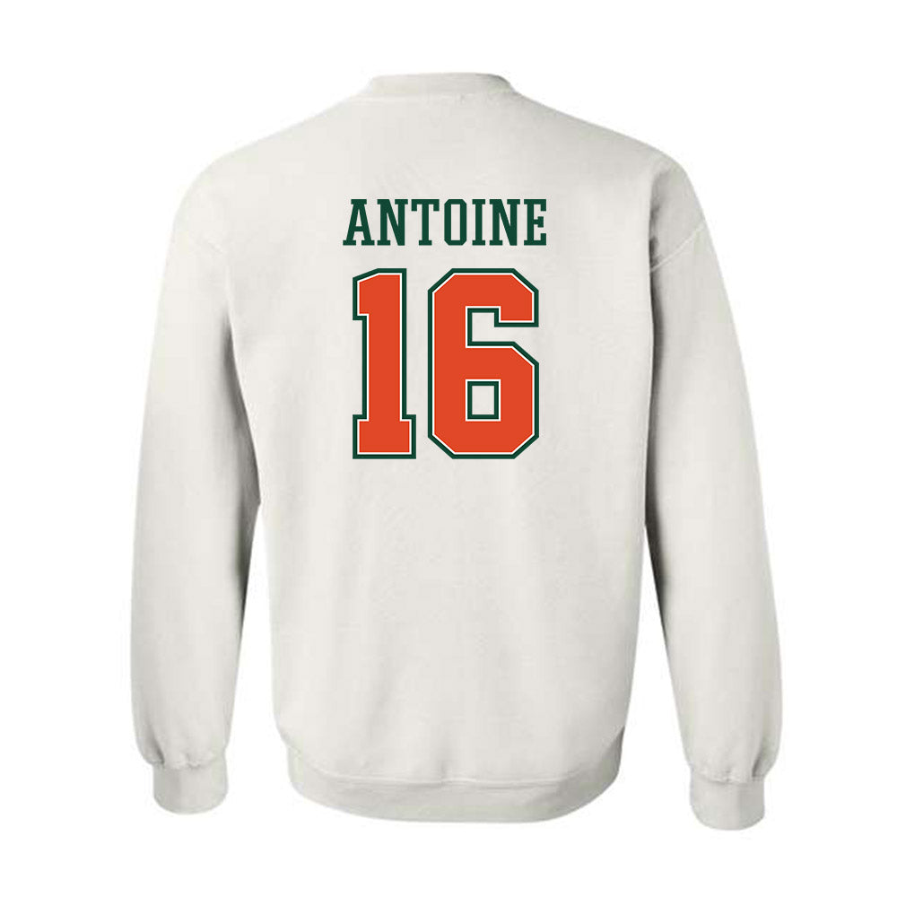 Miami - NCAA Football : Jaboree Antoine - Crewneck Sweatshirt-1