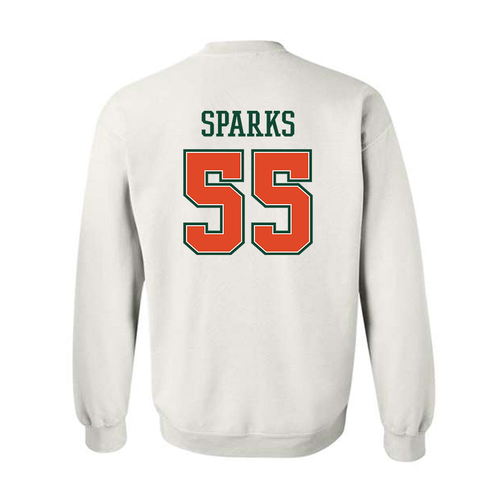 Miami - NCAA Football : JJ Sparks - Crewneck Sweatshirt-1