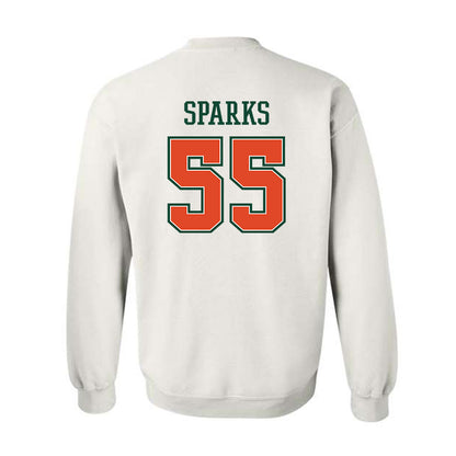 Miami - NCAA Football : JJ Sparks - Crewneck Sweatshirt-1