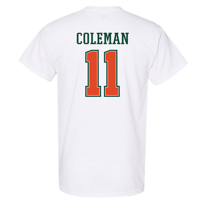 Miami - NCAA Football : Dereon Coleman - T-Shirt-1