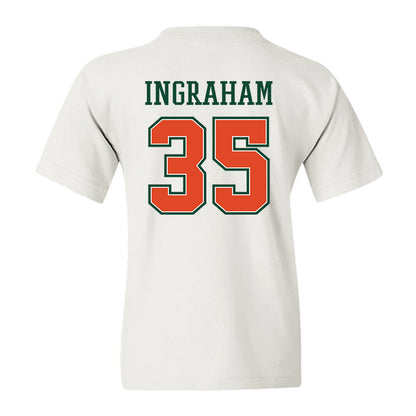 Miami - NCAA Football : Monroe Ingraham - Youth T-Shirt-1