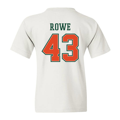 Miami - NCAA Football : Tyler Rowe - Youth T-Shirt-1