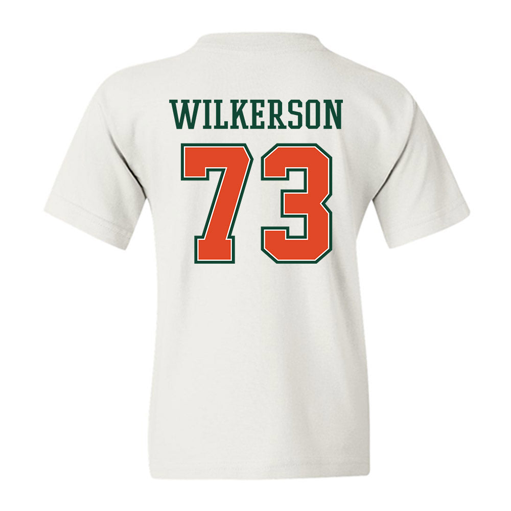 Miami - NCAA Football : Jaden Wilkerson - Youth T-Shirt-1