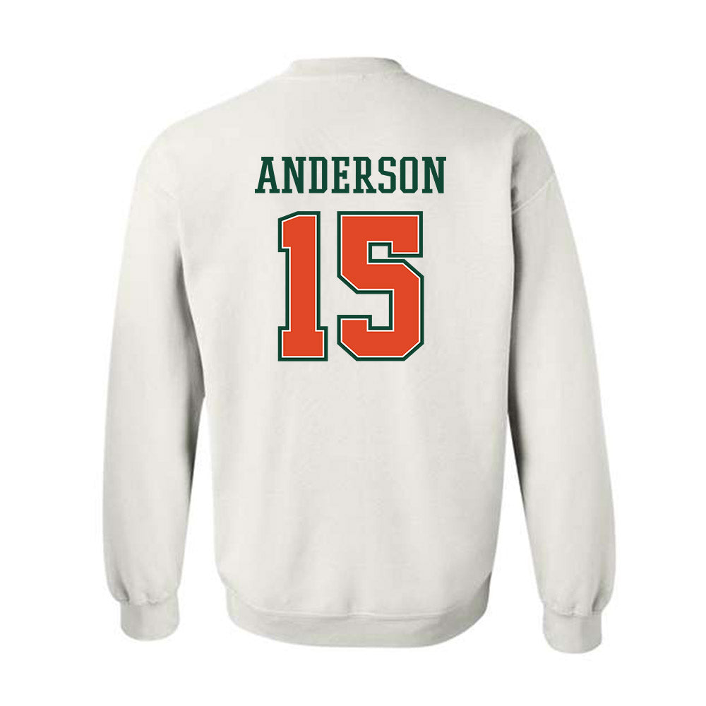 Miami - NCAA Football : Judd Anderson - Crewneck Sweatshirt-1