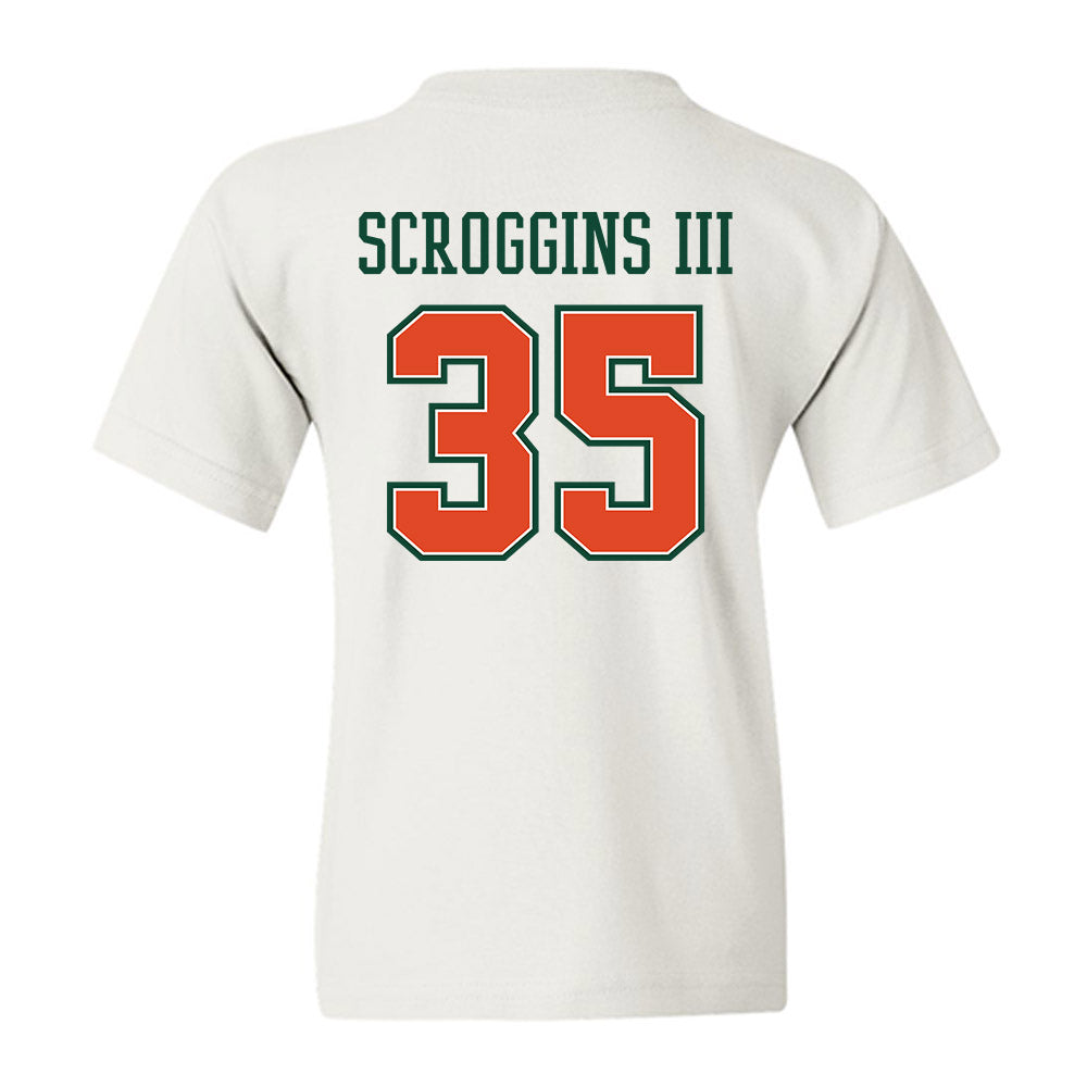 Miami - NCAA Football : Herbert Scroggins III - Youth T-Shirt-1