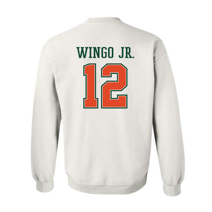 Miami - NCAA Football : Somourian Wingo Jr. - Crewneck Sweatshirt-1