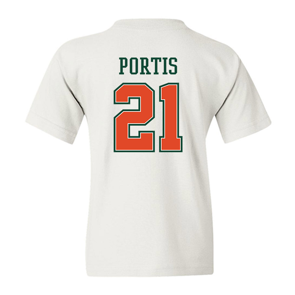 Miami - NCAA Football : Camdin Portis - Youth T-Shirt-1