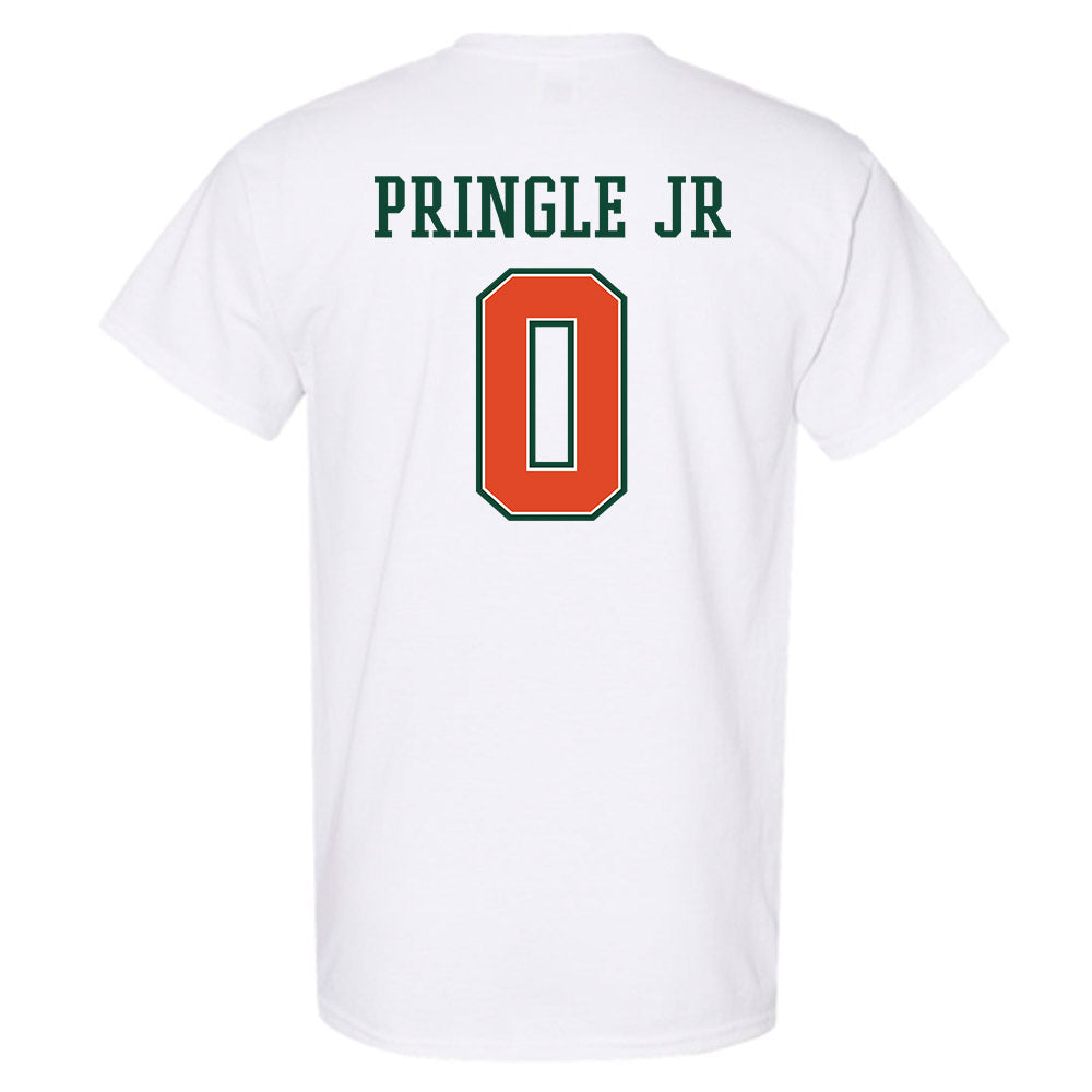 Miami - NCAA Football : Girard Pringle Jr - T-Shirt-1