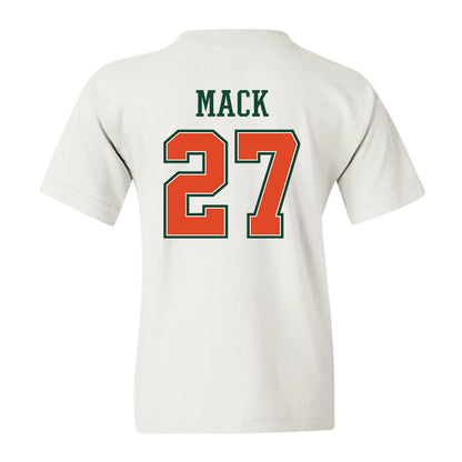 Miami - NCAA Football : Ryan Mack - Youth T-Shirt-1