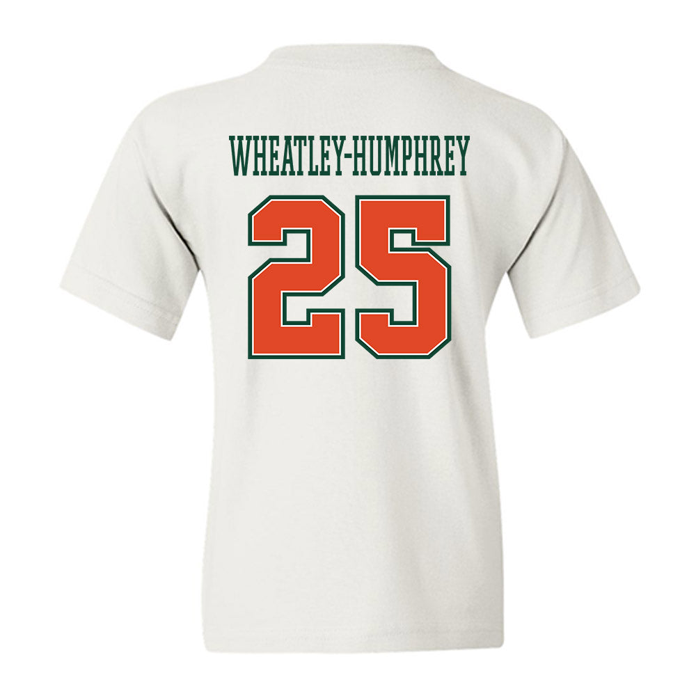 Miami - NCAA Football : Chris Wheatley-Humphrey - Youth T-Shirt-1