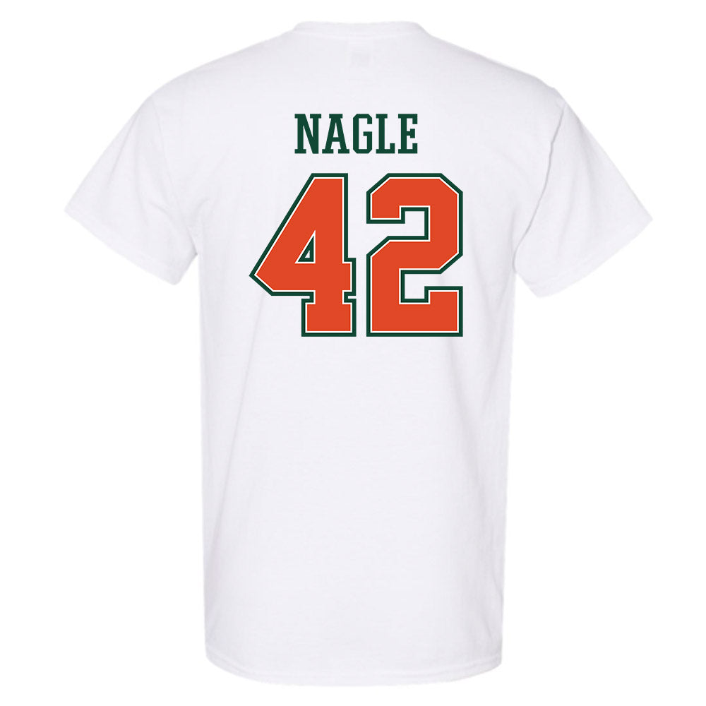 Miami - NCAA Football : Logan Nagle - T-Shirt-1