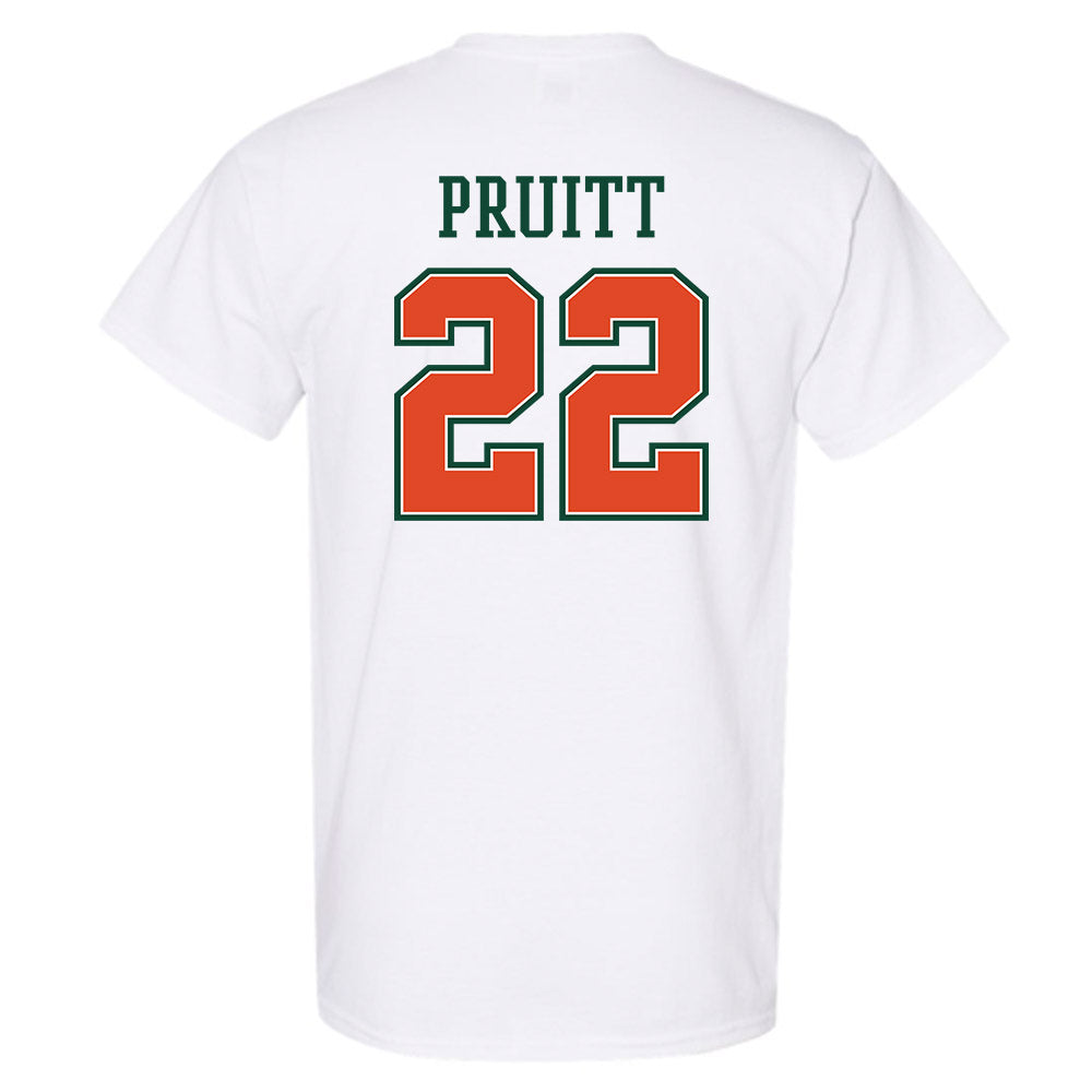 Miami - NCAA Football : Cam Pruitt - T-Shirt-1