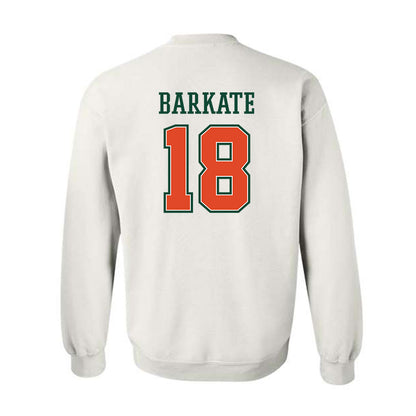 Miami - NCAA Football : Cooper Barkate - Crewneck Sweatshirt-1