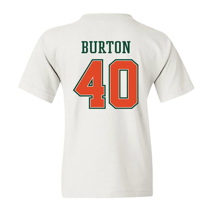 Miami - NCAA Football : Brennan Burton - Youth T-Shirt-1