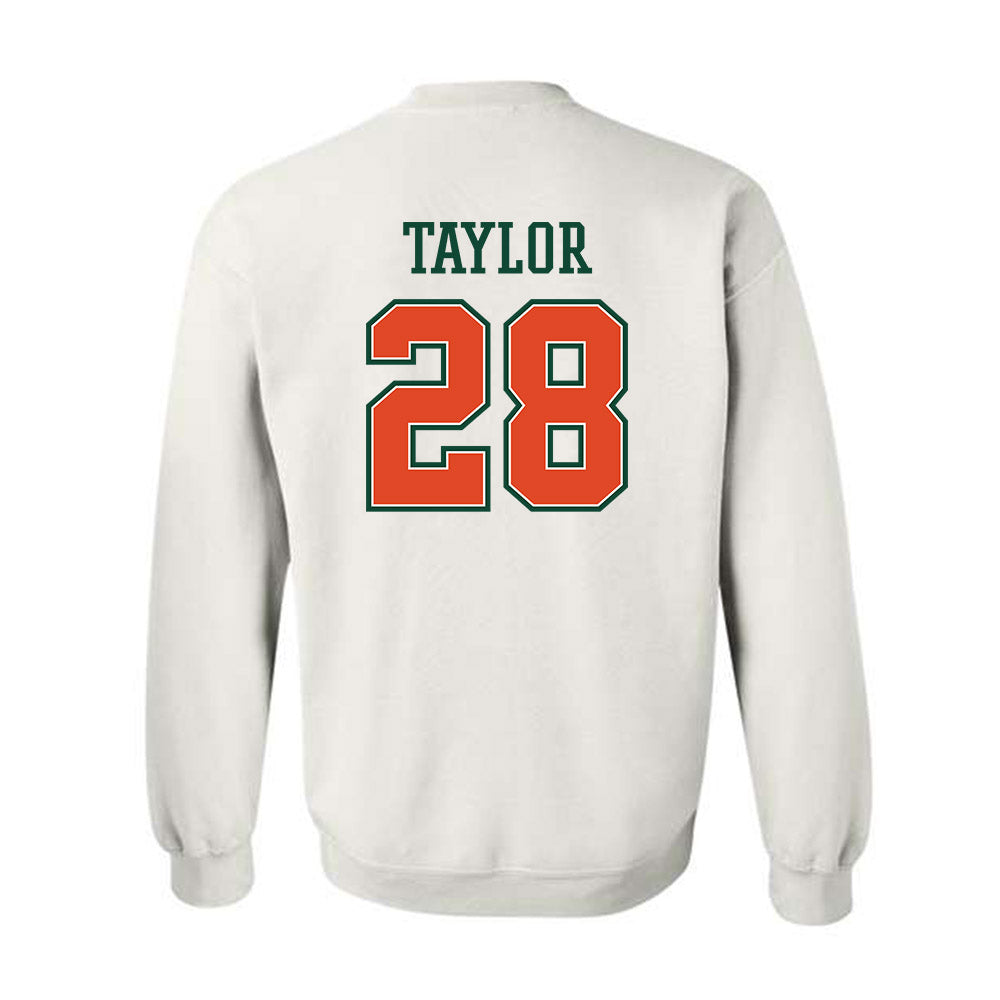 Miami - NCAA Football : Isaiah Taylor - Crewneck Sweatshirt-1