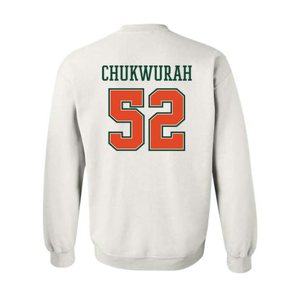 Miami - NCAA Football : Isaac Chukwurah - Crewneck Sweatshirt-1