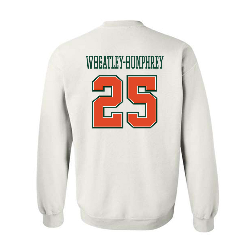 Miami - NCAA Football : Chris Wheatley-Humphrey - Crewneck Sweatshirt-1