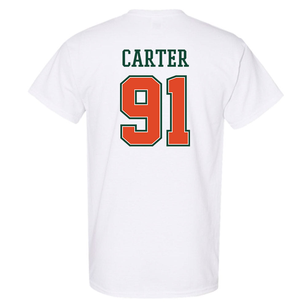 Miami - NCAA Football : Jarquez Carter - T-Shirt-1