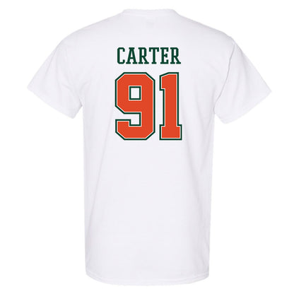 Miami - NCAA Football : Jarquez Carter - T-Shirt-1