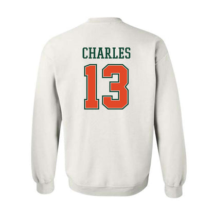 Miami - NCAA Football : Asharri Charles - Crewneck Sweatshirt-1