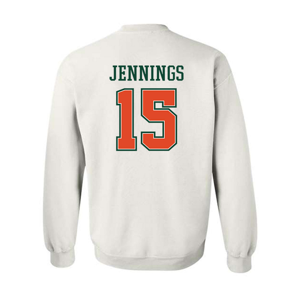Miami - NCAA Football : Brody Jennings - Crewneck Sweatshirt-1