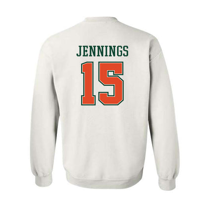 Miami - NCAA Football : Brody Jennings - Crewneck Sweatshirt-1