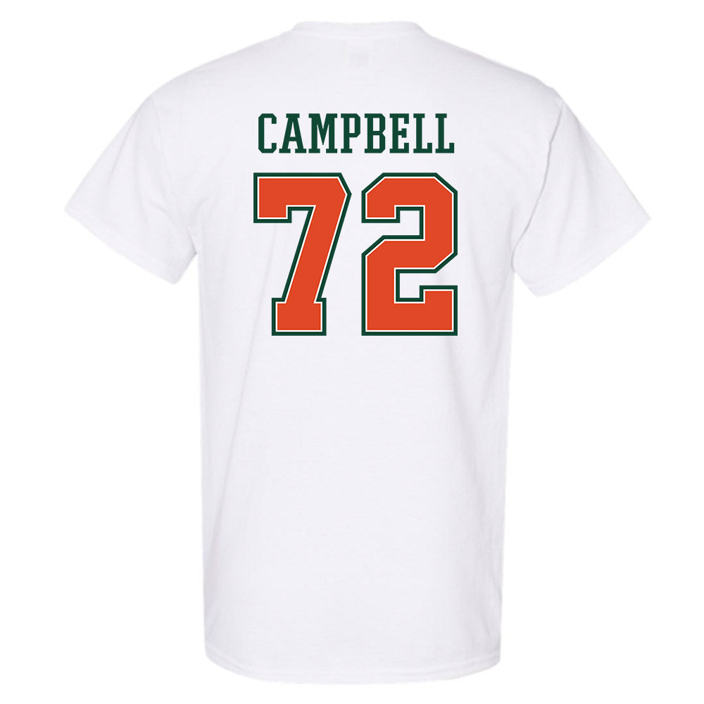 Miami - NCAA Football : Demetrius Campbell - T-Shirt-1