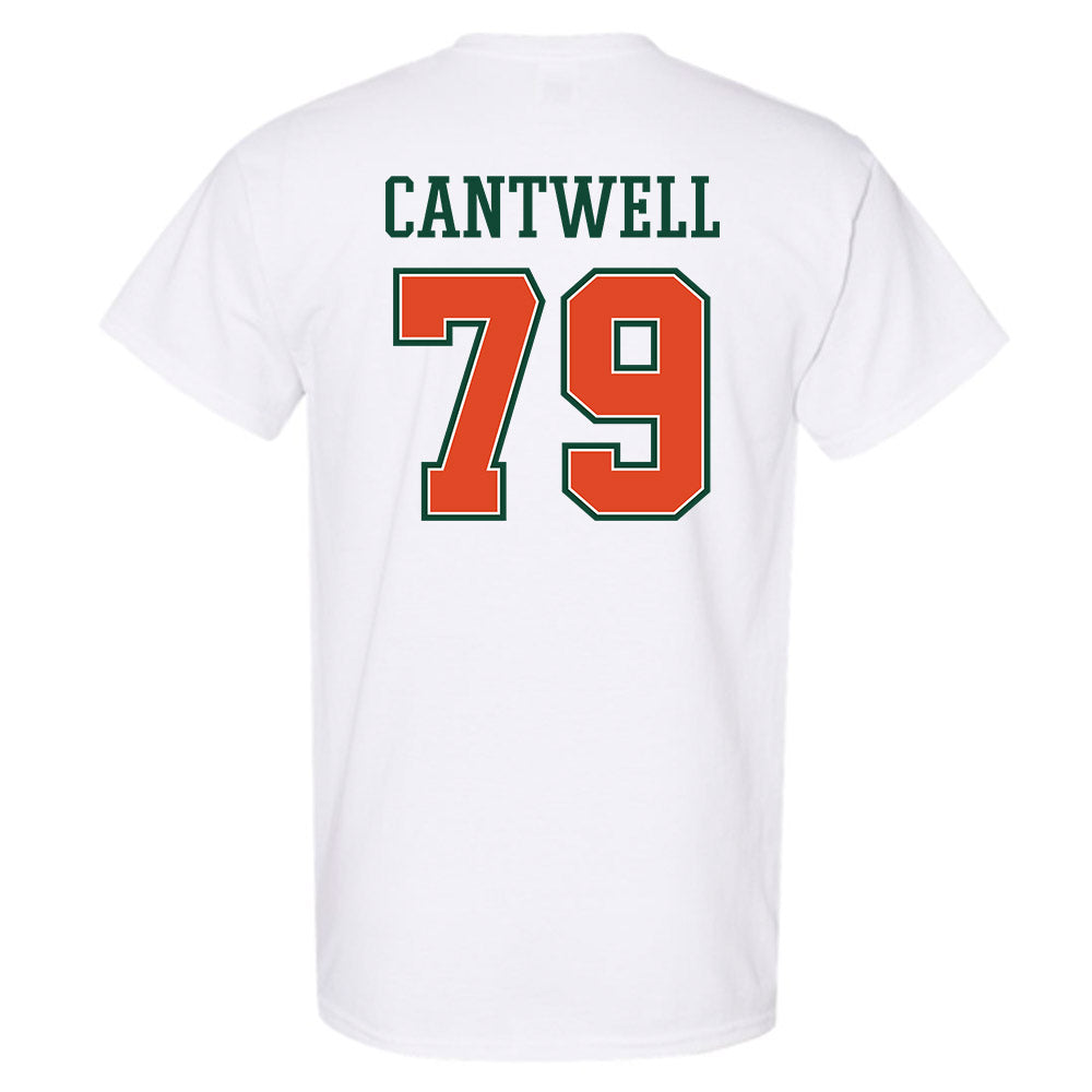 Miami - NCAA Football : Jackson Cantwell - T-Shirt-1