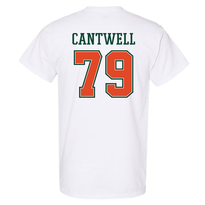 Miami - NCAA Football : Jackson Cantwell - T-Shirt-1