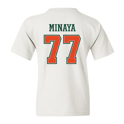 Miami - NCAA Football : Juan Minaya - Youth T-Shirt-1