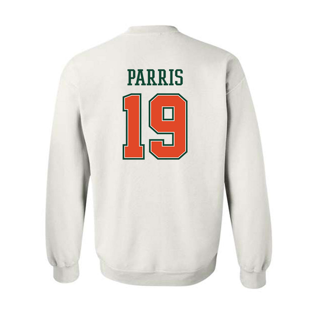 Miami - NCAA Football : Milan Parris - Crewneck Sweatshirt-1