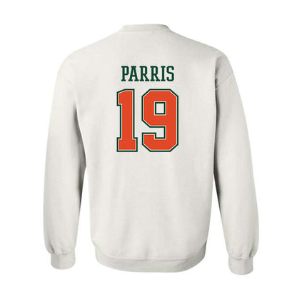 Miami - NCAA Football : Milan Parris - Crewneck Sweatshirt-1