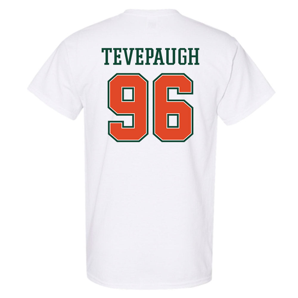Miami - NCAA Football : Tucker Tevepaugh - T-Shirt-1
