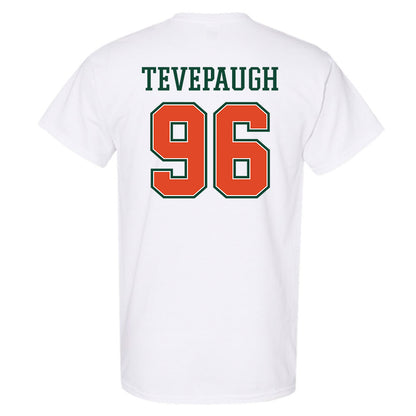 Miami - NCAA Football : Tucker Tevepaugh - T-Shirt-1