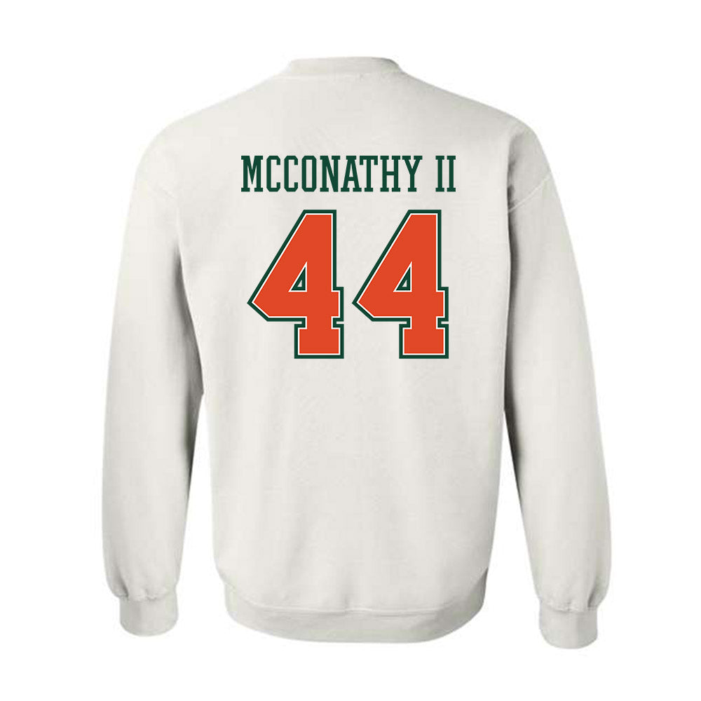 Miami - NCAA Football : Cole McConathy II - Crewneck Sweatshirt-1