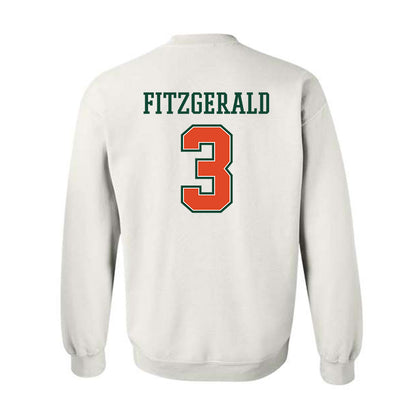 Miami - NCAA Football : Bryce Fitzgerald - Crewneck Sweatshirt-1